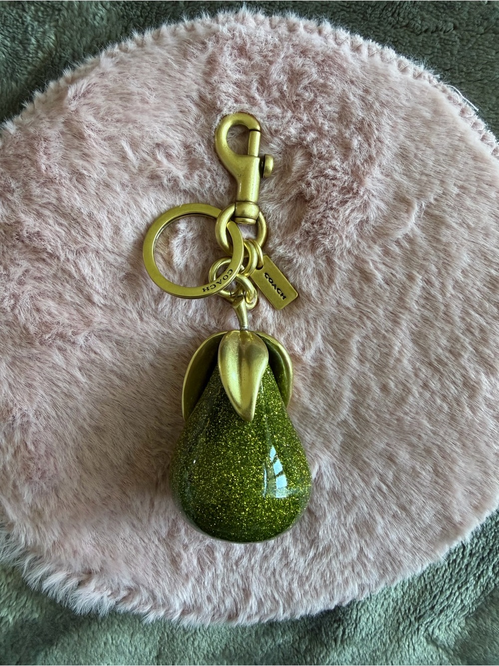 Coach Authentic Pear Bag Charm